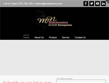 Tablet Screenshot of mnelectronic.com
